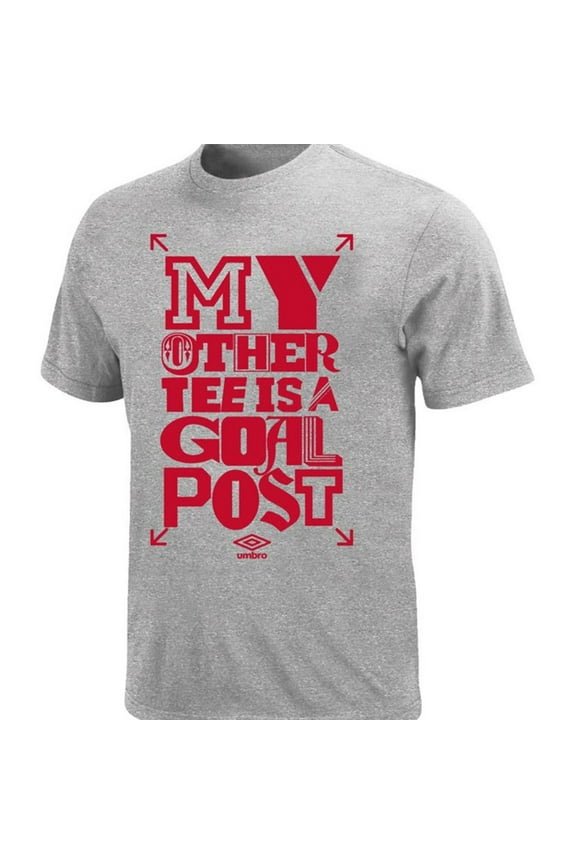 Boys Goal Post Graphic T-Shirt, Grey, Little Kids (4-7), XXS (4)