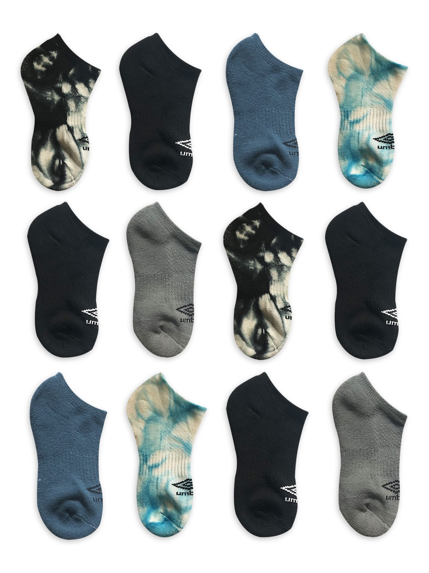 Umbro Boys Socks 12 Pack No Show Socks Sizes S L Walmart