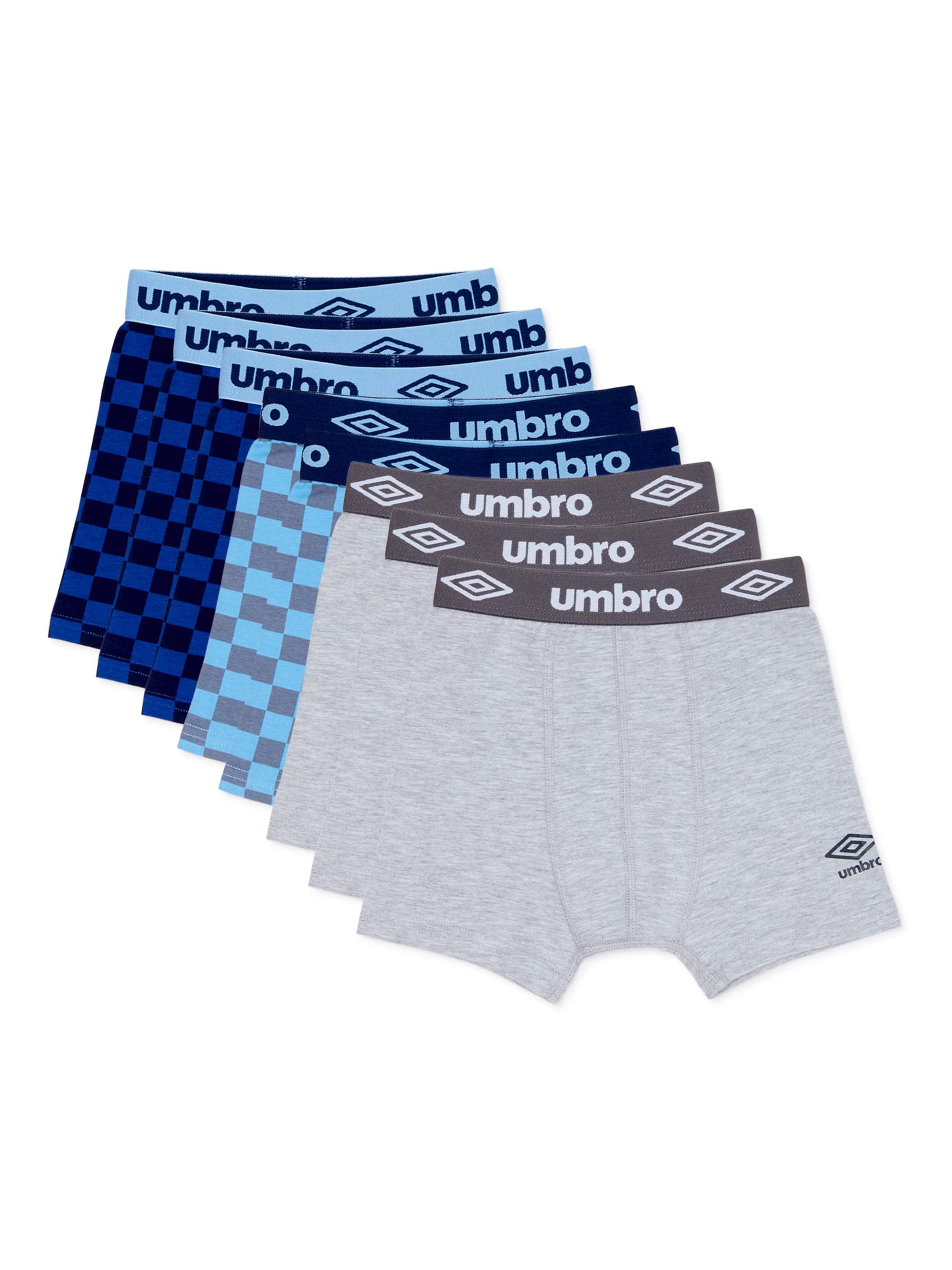 dorst smokkel consumptie Umbro Boys Underwear, 8 Pack Cotton Boxer Briefs Sizes XS-XL - Walmart.com