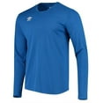 thumbnail image 1 of Umbro Center Long Sleeve Tee Athletic Performance Training T-Shirt (Royal, M), 1 of 1