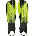 thumbnail image 1 of Umbro Ceramica Adult Stirrup Soccer Shin Guards, Bright Yellow, 1 of 8