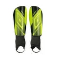 thumbnail image 1 of Umbro Ceramica Peewee Stirrup Soccer Shin Guards for Kids, Bright Yellow, 1 of 8