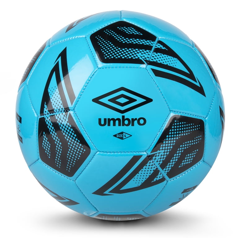 Umbro Youth Soccer Ball Size 4 Blue Durable 32-Panel Training and