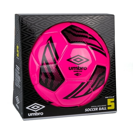 Umbro Diamond Viper Size 5 Soccer Ball, Pink
