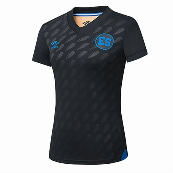 Umbro El Salvador Women's 3rd Jersey 25/26 - Black (US, Alpha, Large, Regular, Regular, Black)