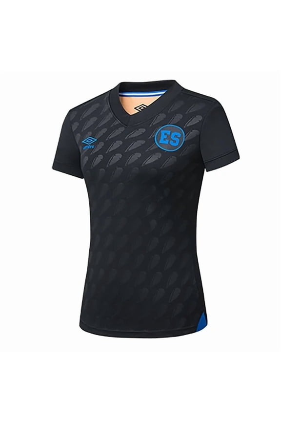 El Salvador Women's 3rd Jersey 25/26 - Black (US, Alpha, X-Small, Regular, Regular, Black)