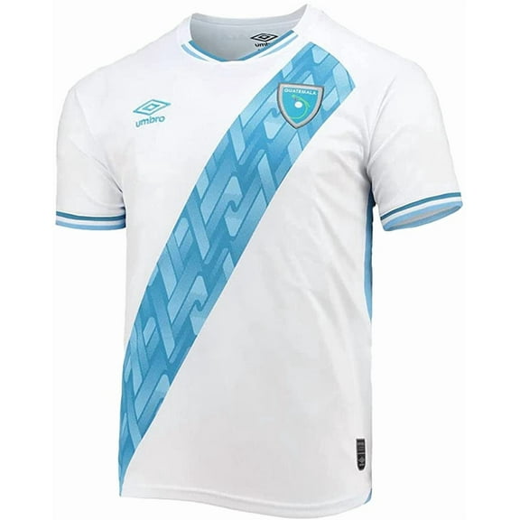 Umbro Guatemala Home Men's Soccer Jersey- 2021/22 (X-Large) White