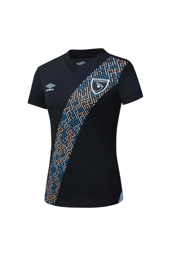 Guatemala Women's 3rd Jersey 25/26 - Black (US, Alpha, X-Large, Regular, Regular, Black)
