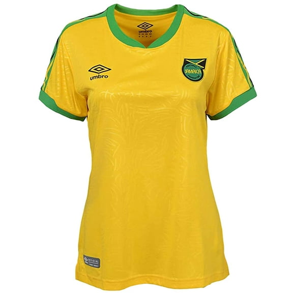 Umbro Jamaica Womens Home Soccer Jersey 2018/19 (Large) Yellow
