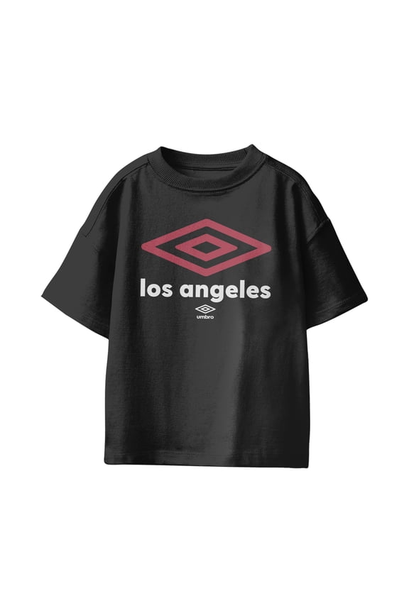Kids Los Angeles City Diamond Logo T Shirt (Black, XS-XL)