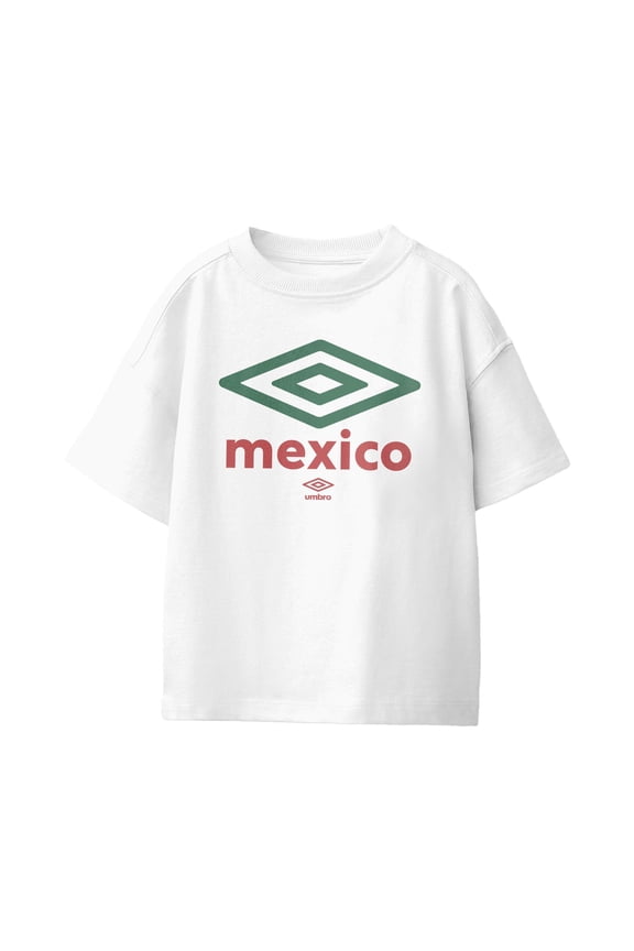 Kids Mexico Diamond Logo T Shirt (White, XS-XL)