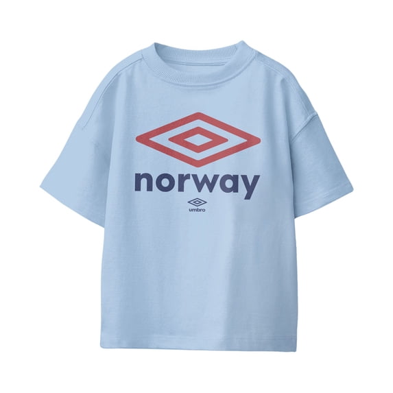 Umbro Kids Norway Diamond Logo T Shirt (Light Blue, XS-XL)