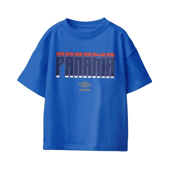 Umbro Kids Panama Stacked Soccer T Shirt (Royal, XS-XL)
