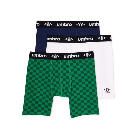 Umbro Men's 3PK Cotton Stretch Boxer Brief
