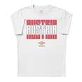 thumbnail image 1 of Umbro Men's Austria Stacked Soccer T Shirt (White, S-XXXL), 1 of 4