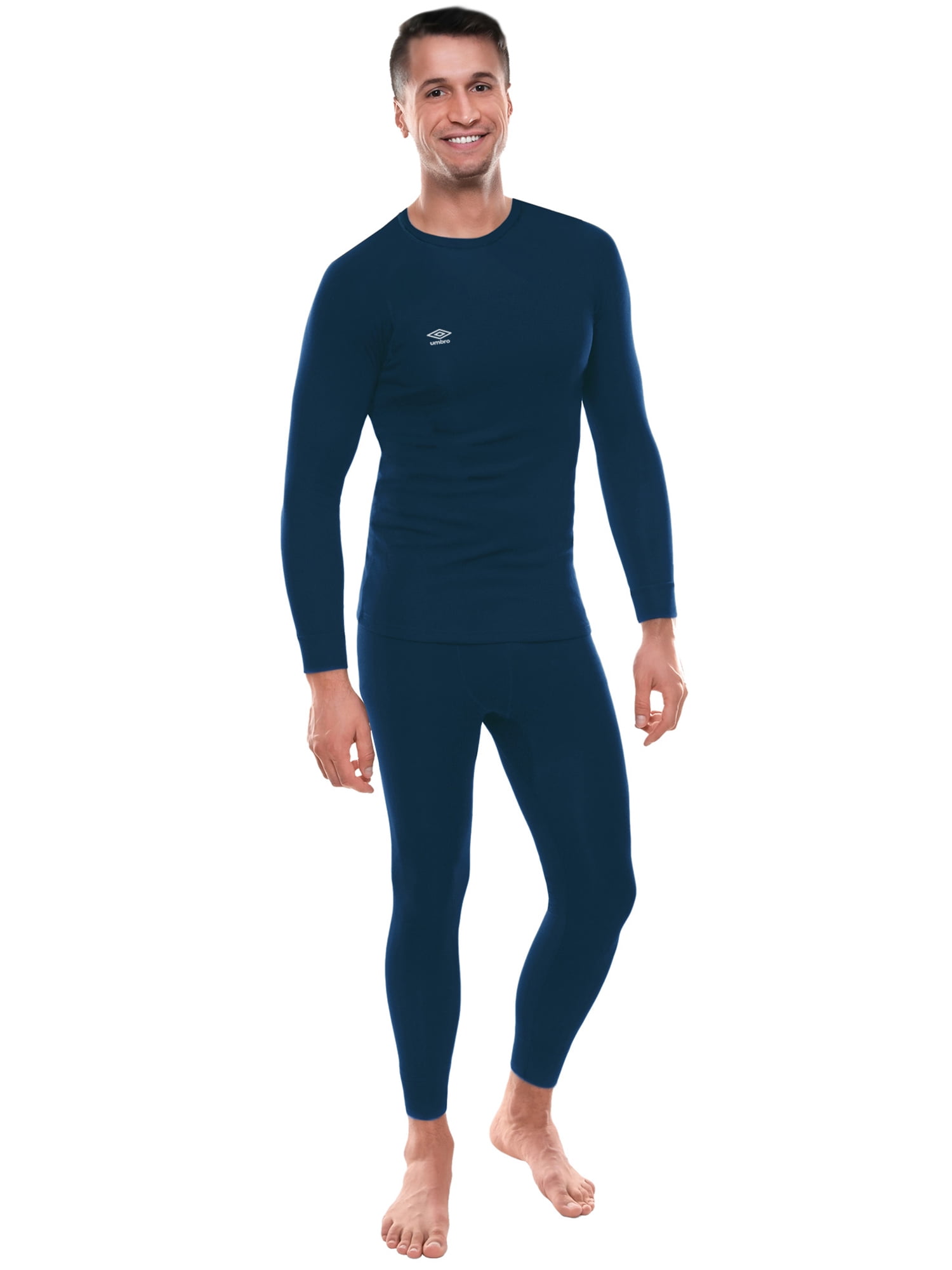 Umbro Men's Base Layers Set Compression Pants & Shirt Thermal