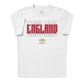 thumbnail image 1 of Umbro Men's England Stacked Soccer T Shirt (White, S-XXXL), 1 of 4