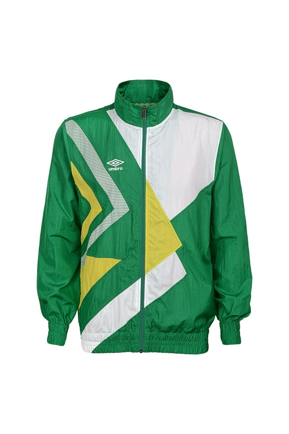 Men's Full Zip Diamond Jacket, Jelly Bean/Golden Kiwi