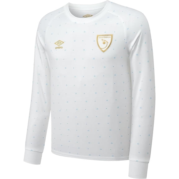 Umbro Men's Guatemala National Team Pre Match Long Sleeve Soccer Jersey 23/24