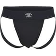 thumbnail image 1 of Umbro Men's Jock Strap Athletic Performance Underwear Cup Pocket Black XL, 1 of 7