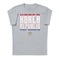 thumbnail image 1 of Umbro Men's Korea Stacked Soccer T Shirt (Grey Heather, S-XXXL), 1 of 4