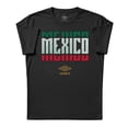 thumbnail image 1 of Umbro Men's Mexico Stacked Soccer T Shirt (Black, S-XXXL), 1 of 4