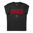 thumbnail image 1 of Umbro Men's Morocco Stacked Soccer T Shirt (Black, S-XXXL), 1 of 4