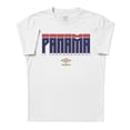 thumbnail image 1 of Umbro Men's Panama Stacked Soccer T Shirt (White, S-XXXL), 1 of 4