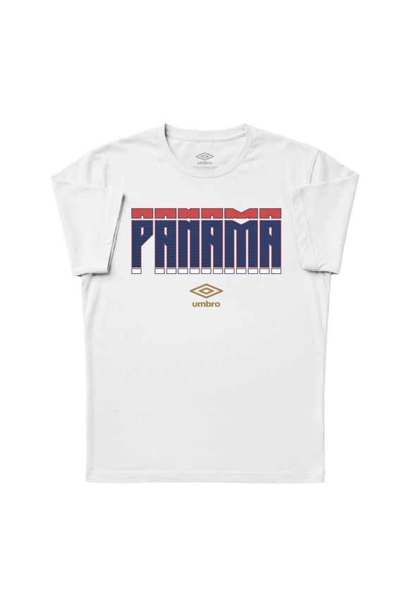Men's Panama Stacked Soccer T Shirt (White, S-XXXL)