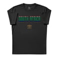 thumbnail image 1 of Umbro Men's South Africa Stacked Soccer T Shirt (Black, S-XXXL), 1 of 4