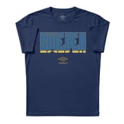 Umbro Mens Sweden Stacked Soccer T Shirt New Navy, S-L