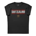 thumbnail image 1 of Umbro Men's Switzerland Stacked Soccer T Shirt (Black, S-XXXL), 1 of 4
