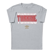 Umbro Men's Turkiye Stacked Soccer T Shirt Grey Heather, S-L