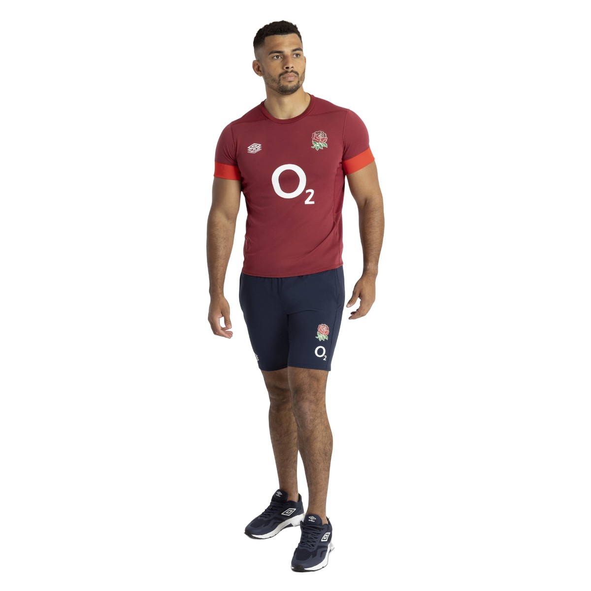 Umbro Mens 23/24 England Rugby Gym Shorts - Walmart.com