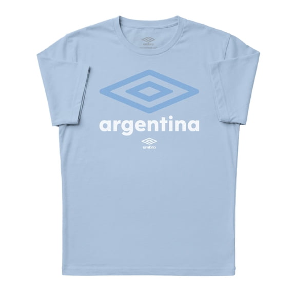 Umbro Mens Argentina Diamond Logo T Shirt (Light Blue, S-XXXL)