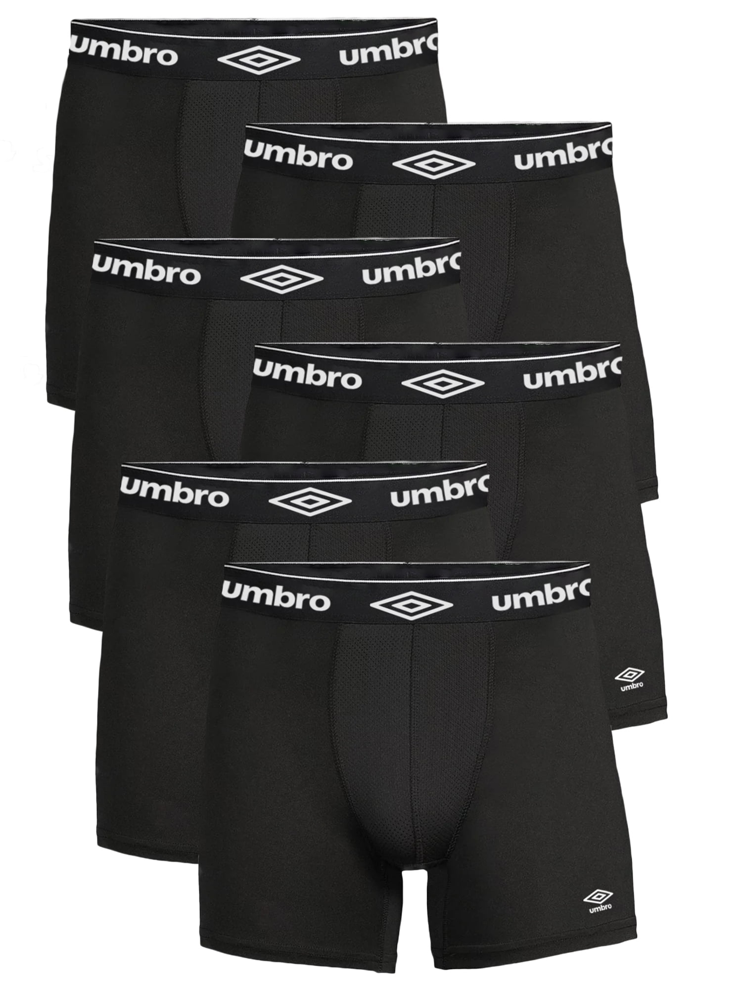 Umbro Mens Boxer Briefs Active Performance Breathable Underwear for Men ...