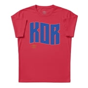 Umbro Mens Korea Republic Wavy Logo T Shirt Red, S-L