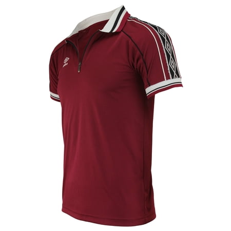 Umbro Mens Manu 1/4 Zip Soccer Jersey