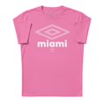 thumbnail image 1 of Umbro Mens Miami City Diamond Logo T Shirt (Azalea, S-XXXL), 1 of 4