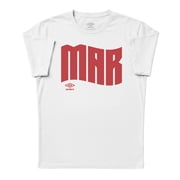Umbro Mens Morocco Wavy Logo T Shirt White, S-L