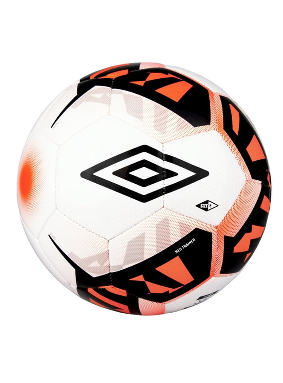 Umbro Neo Size 5 Soccer Ball for Kids 13 Years+, Orange