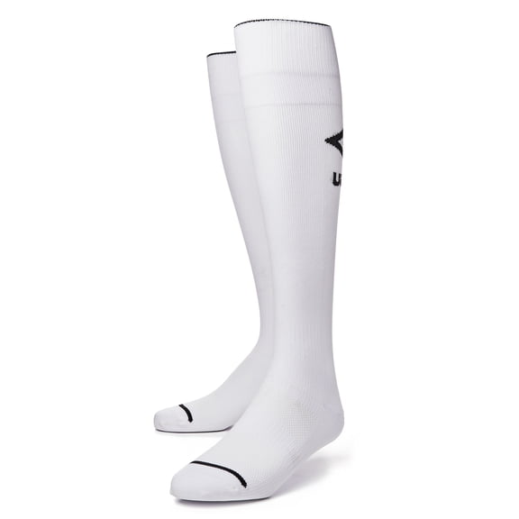 Umbro Peewee Boys & Girls Soccer Socks, White 1 Pack