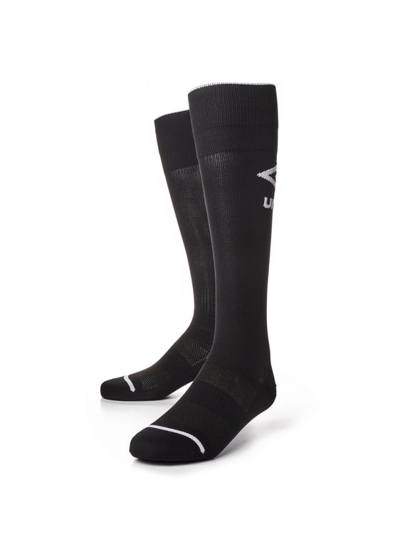 Peewee Boys and Girls Soccer Socks, Black 1 Pack