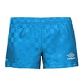 thumbnail image 1 of Umbro Women's Checkerboard Shorts, Color-Blue Jewel, Size-LM, 1 of 5