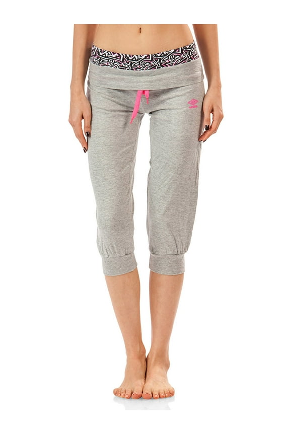 Women's Contrast Fitted Lounge Capri Pant