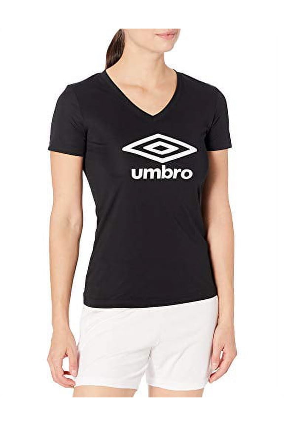 Women's Logo Short Sleeve Top, White/Black, X-Small