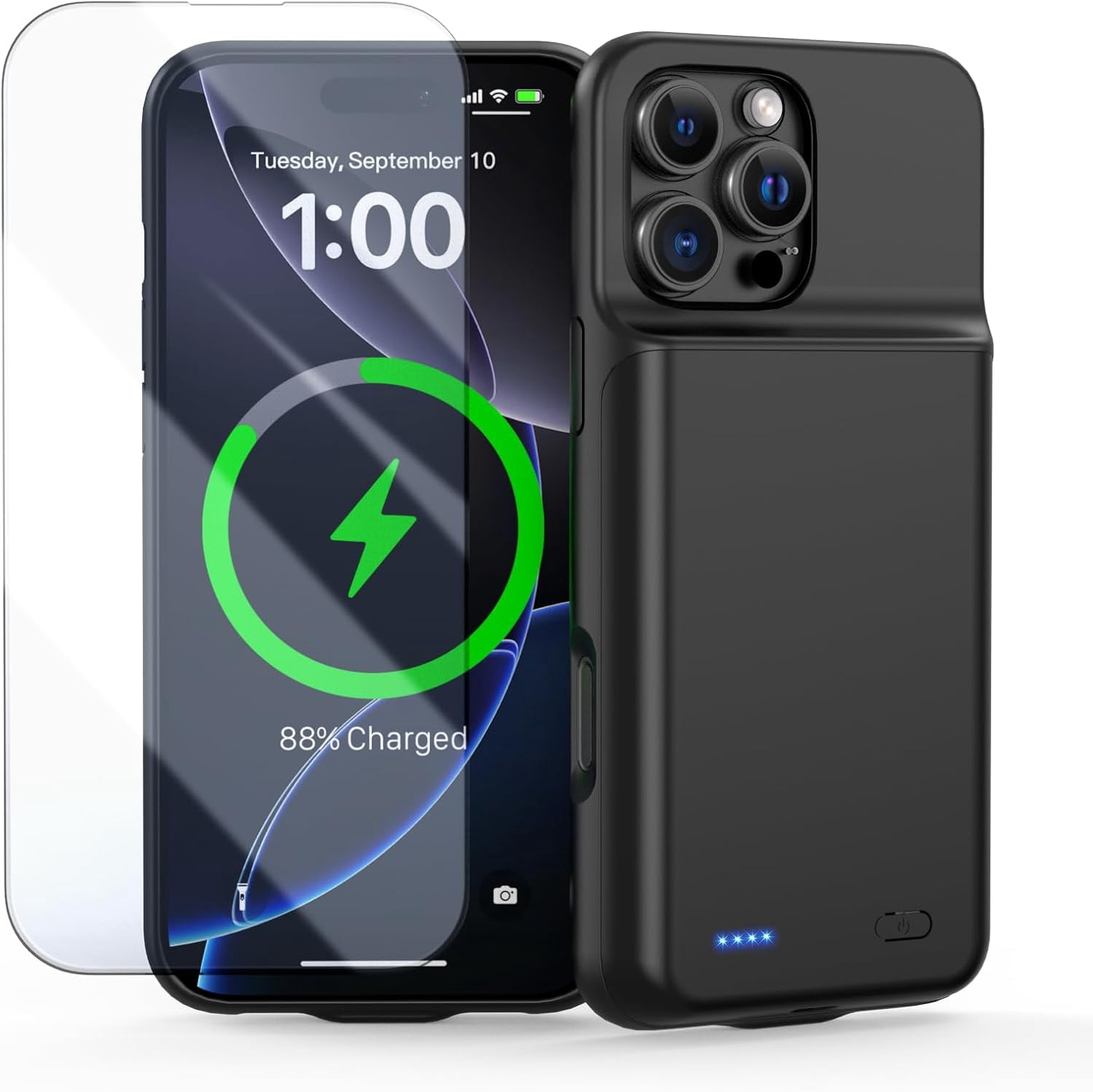 HUOBAO Battery Case For IPhone 16 Pro-(6.3 Inch), 7000mAh Ultra - View #4