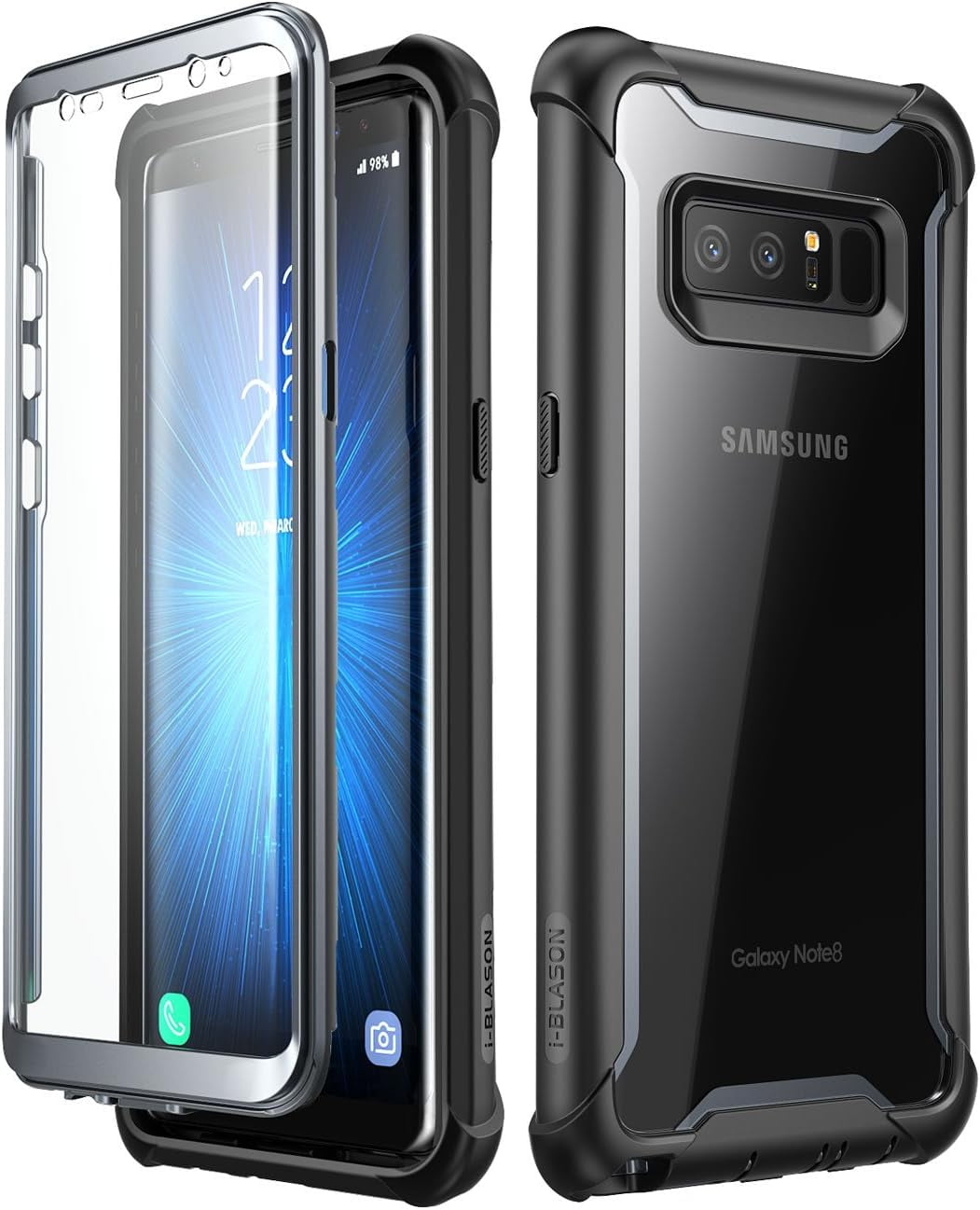 Extended Mirror mount & TiGRA NEO LITE Case for Samsung Galaxy NOTE 8 (sku 45444)
