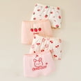 thumbnail image 1 of Umfun 4PC Girls Cute Print Boxer Briefs - Fun Strawberry Bunny Pattern Soft Cotton Underwear Comfy Elastic Waist Panties for Toddlers Daily Wear, 1 of 3