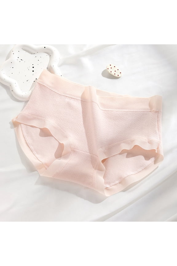 5 Pack Women's High Waist Ribbed Boyshorts Panties with Ruffle Hem - Stretch Full Coverage Underwear for a Secure and Flattering Fit